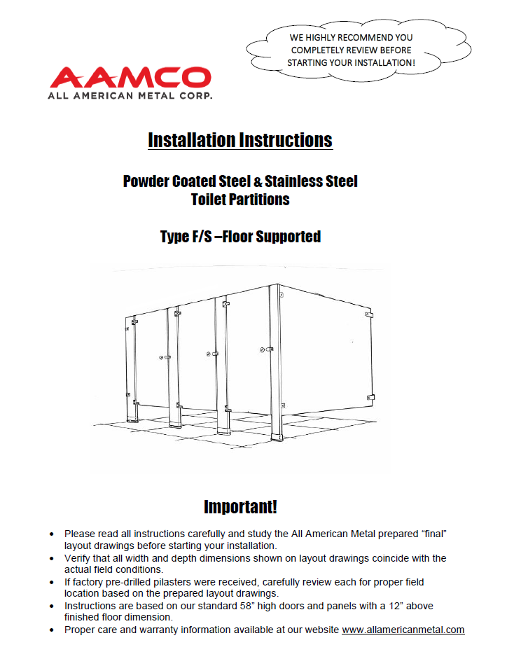 Metal Toilet Partitions
