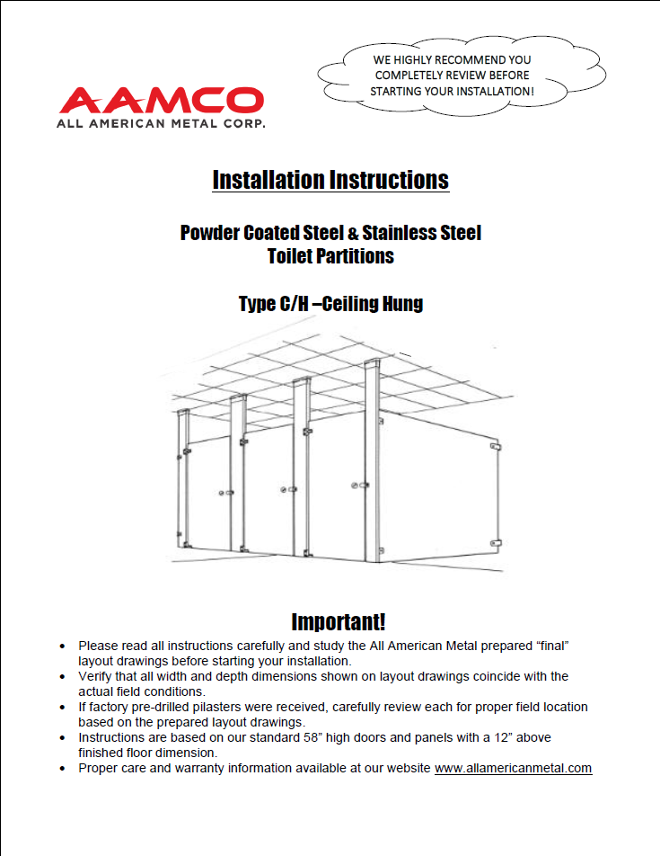 Metal Toilet Partitions